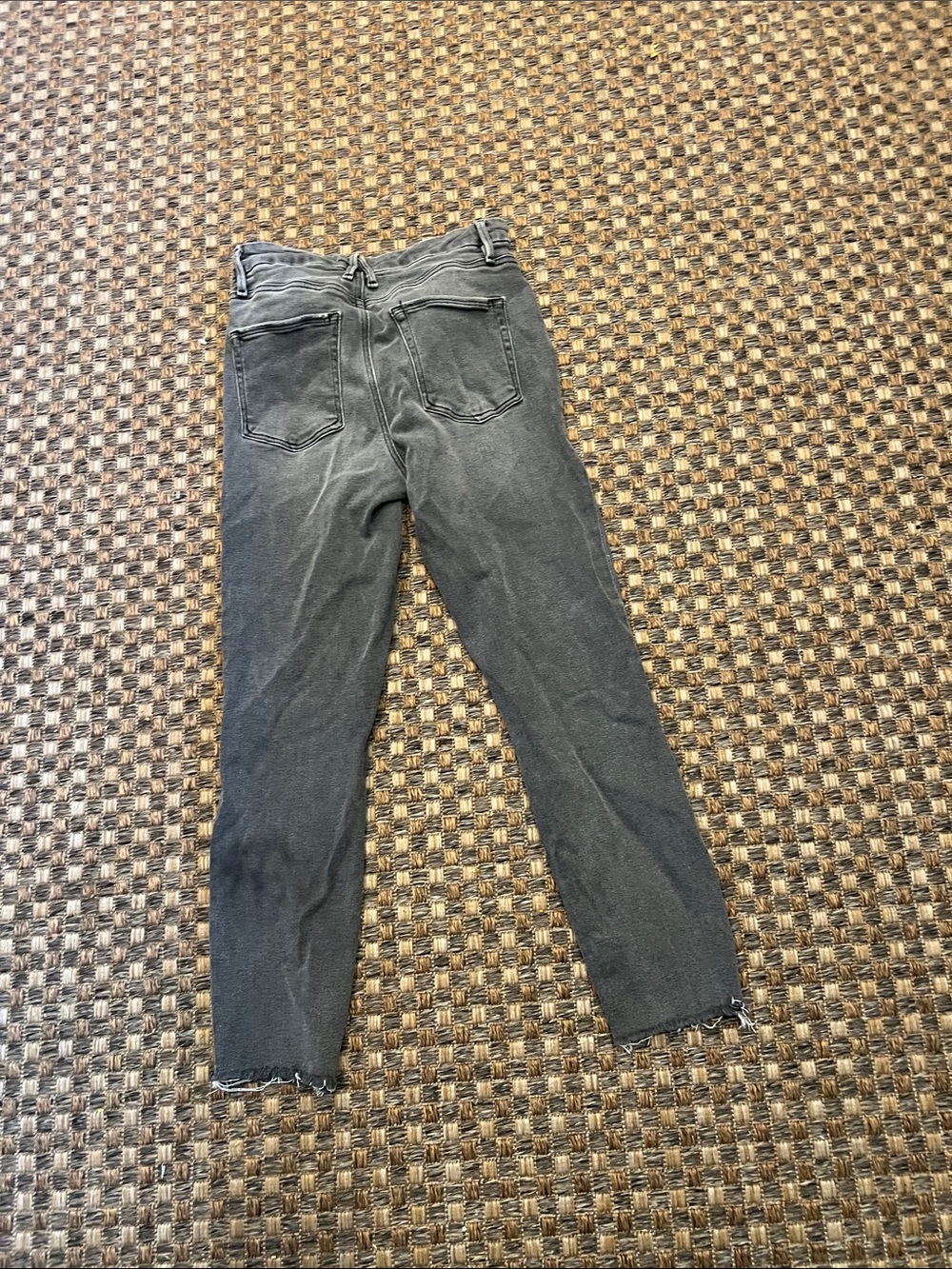Good American grey/ Black Slim Fit Jeans